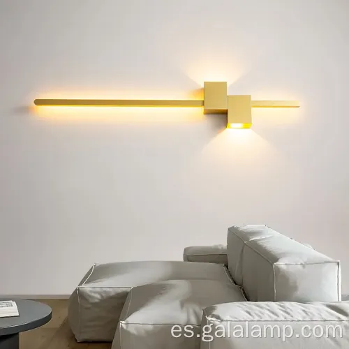 Lámpara de pared de tira minimalista nórdica para iluminación del corredor